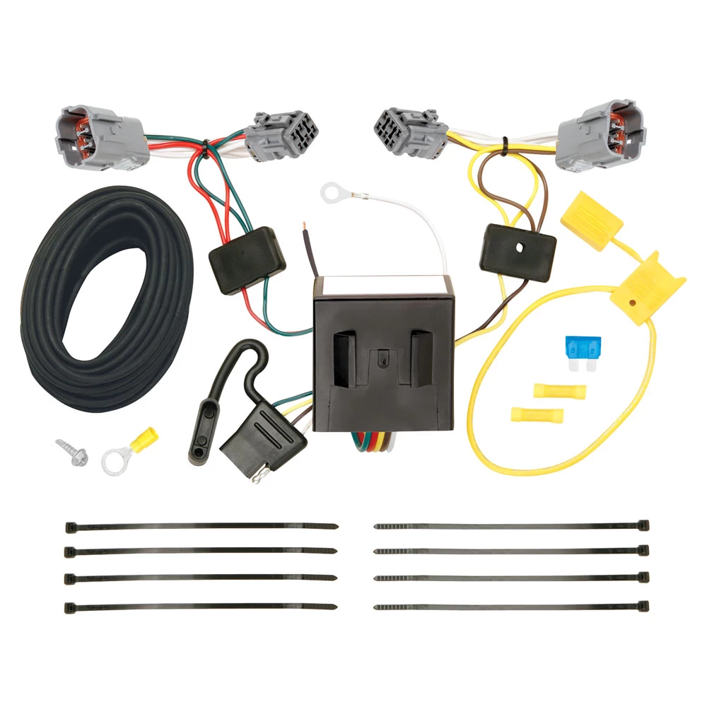 Trailer Tow Hitch For 13-18 Hyundai Santa Fe Sport 5 Pass Complete Package w/ Wiring and 2" Ball