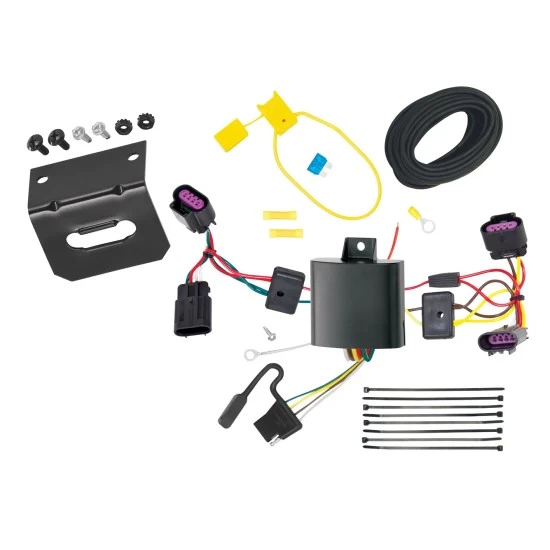 Plug and Play T-One Wiring Harness Connector 4-Flat Mounting Bracket Installation Instructions 118577 118144 Tekonsha Trailer Wiring and Bracket 12-14 Chrysler 200 Dodge Avenger 4-Flat Harness Plug Play 12 13 14 2012 2013 2014 Trailer Wiring and Bracket For 12-14 Chrysler 200 Dodge Avenger 4-Flat Harness Plug Play