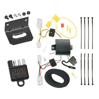 Trailer Wiring and Bracket w/ Light Tester For 15-16 Subaru Impreza Sedan Plug & Play 4-Flat Harness