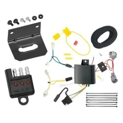 Trailer Wiring and Bracket w/ Light Tester For 14-21 Mazda 6 Plug & Play 4-Flat Harness