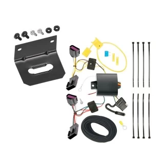 Trailer Wiring and Bracket For 13-16 Buick Encore Plug & Play 4-Flat Harness