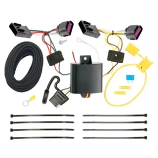Trailer Wiring and Bracket w/ Light Tester For 13-16 Buick Encore Plug & Play 4-Flat Harness