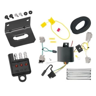 Trailer Wiring and Bracket w/ Light Tester For 14-20 Chevy Impala Plug & Play 4-Flat Harness