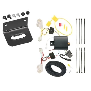 Trailer Wiring and Bracket For 14-18 KIA Forte Sedan Plug & Play 4-Flat Harness