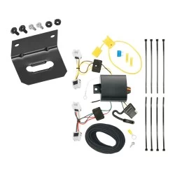 Trailer Wiring and Bracket For 15-18 Chevy City Express 13-21 Nissan NV200 4-Flat Harness Plug Play