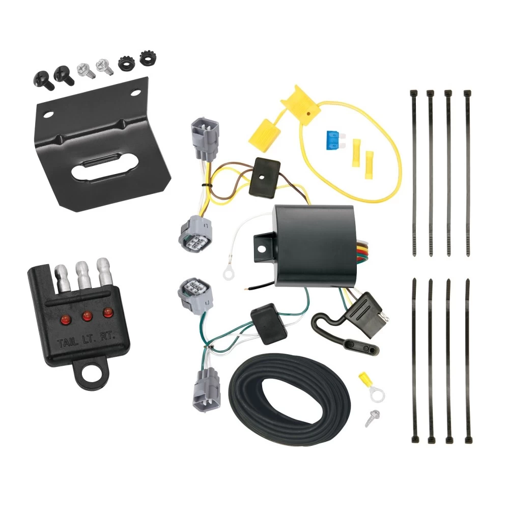 Plug and Play T-One Wiring Harness Connector 4-Flat Mounting Bracket4-Flat Car End Tester w/ LED Display 118605 118144 20114 Tekonsha Trailer Wiring and Bracket Light Tester 14-18 Jeep Cherokee Plug Play 4-Flat Harness 14 15 16 17 18 2014 2015 2016 2017 2 Trailer Wiring and Bracket w/ Light Tester 14-18 Jeep Cherokee Plug & Play 4-Flat Harness