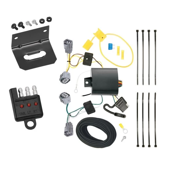 Plug and Play T-One Wiring Harness Connector 4-Flat Mounting Bracket4-Flat Car End Tester w/ LED Display 118605 118144 20114 Tekonsha Trailer Wiring and Bracket Light Tester 14-18 Jeep Cherokee Plug Play 4-Flat Harness 14 15 16 17 18 2014 2015 2016 2017 2 Trailer Wiring and Bracket w/ Light Tester 14-18 Jeep Cherokee Plug & Play 4-Flat Harness