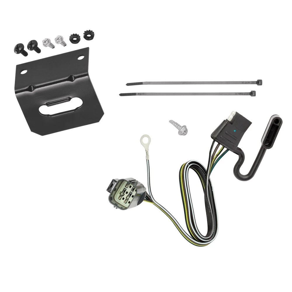 Plug and Play T-One Wiring Harness Connector 4-Flat Mounting Bracket Installation Instructions 118624 118144 Tekonsha Trailer Wiring and Bracket 12-15 Land Rover Range Rover Evoque Plug Play 4-Flat Harness 12 13 14 15 2012 2013 2014 2015 Trailer Wiring and Bracket For 12-15 Land Rover Range Rover Evoque Plug & Play 4-Flat Harness