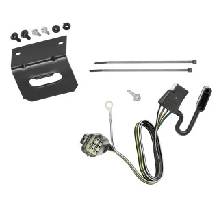 Plug and Play T-One Wiring Harness Connector 4-Flat Mounting Bracket Installation Instructions 118624 118144 Tekonsha Trailer Wiring and Bracket 12-15 Land Rover Range Rover Evoque Plug Play 4-Flat Harness 12 13 14 15 2012 2013 2014 2015 Trailer Wiring and Bracket For 12-15 Land Rover Range Rover Evoque Plug & Play 4-Flat Harness