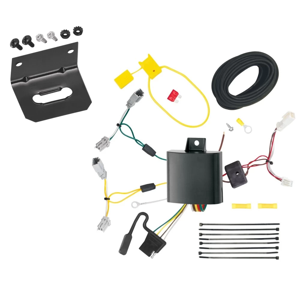 Plug and Play T-One Wiring Harness Connector 4-Flat Mounting Bracket Installation Instructions 118626 118144 Tekonsha Trailer Wiring and Bracket 14-20 Acura RLX Plug Play 4-Flat Harness 14 15 16 17 18 19 20 2014 2015 2016 2017 2018 2019 2020 Trailer Wiring and Bracket For 14-20 Acura RLX Plug & Play 4-Flat Harness