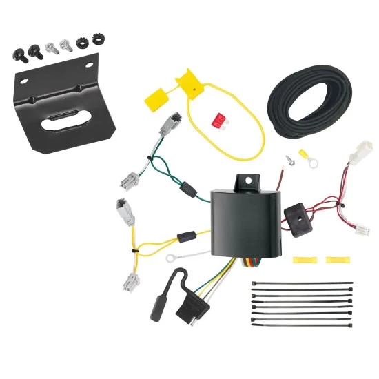 Plug and Play T-One Wiring Harness Connector 4-Flat Mounting Bracket Installation Instructions 118626 118144 Tekonsha Trailer Wiring and Bracket 14-20 Acura RLX Plug Play 4-Flat Harness 14 15 16 17 18 19 20 2014 2015 2016 2017 2018 2019 2020 Trailer Wiring and Bracket For 14-20 Acura RLX Plug & Play 4-Flat Harness