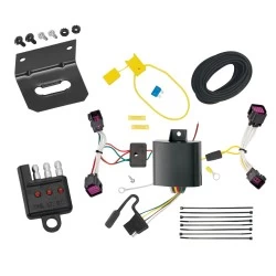 Trailer Wiring and Bracket w/ Light Tester For 12-19 Chevy Sonic Plug & Play 4-Flat Harness