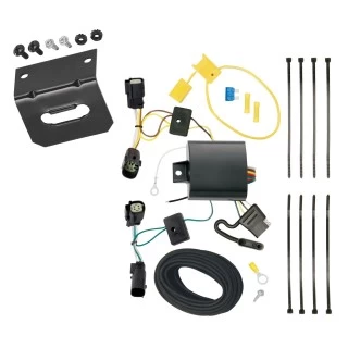 Trailer Wiring and Bracket For 15-27 Ford Transit 150 250 350 22-27 E-Transit Plug & Play 4-Flat Harness