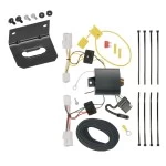 Trailer Wiring and Bracket For 15-17 Hyundai Sonata except Hybrid 4-Flat Harness Plug Play