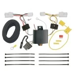 Trailer Hitch 7 Way RV Wiring Kit For 15-17 Hyundai Sonata Plug Prong Pin Brake Control Ready