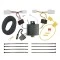 Trailer Tow Hitch For 11-17 Hyundai Sonata 19-19 KIA Optima Deluxe Package Wiring 2" and 1-7/8" Ball and Lock