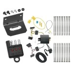 Trailer Wiring and Bracket w/ Light Tester For 07-13 Mercedes Freightliner Dodge Sprinter 2500 3500 Plug & Play 4-Flat Harness