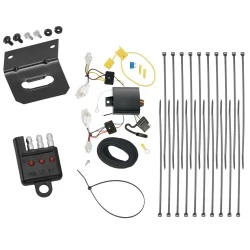 Trailer Wiring and Bracket w/ Light Tester For 15-17 Lexus NX200t Plug & Play 4-Flat Harness