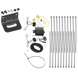 Trailer Wiring and Bracket For 15-17 Lexus NX200t Plug & Play 4-Flat Harness