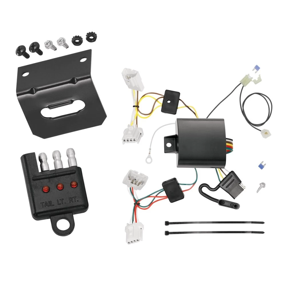 Plug and Play T-One Wiring Harness Connector 4-Flat Mounting Bracket4-Flat Car End Tester w/ LED Display 118653 118144 20114 Tekonsha Trailer Wiring and Bracket Light Tester 09-14 Nissan Murano Except CrossCabriolet Plug Play 4-Flat Harness 09 10 11 12 13 Trailer Wiring and Bracket w/ Light Tester For 09-14 Nissan Murano Except CrossCabriolet Plug & Play 4-Flat Harness