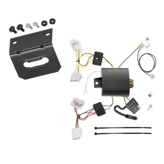 Plug and Play T-One Wiring Harness Connector 4-Flat Mounting Bracket 118653 118144 Tekonsha Trailer Wiring and Bracket 09-14 Nissan Murano Except CrossCabriolet 4-Flat Harness Plug Play 09 10 11 12 13 14 2009 2010 2011 2012 2013 2014 Trailer Wiring and Bracket For 09-14 Nissan Murano Except CrossCabriolet 4-Flat Harness Plug Play