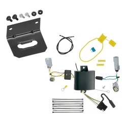 Trailer Wiring and Bracket For 15-23 Dodge Challenger Plug & Play 4-Flat Harness