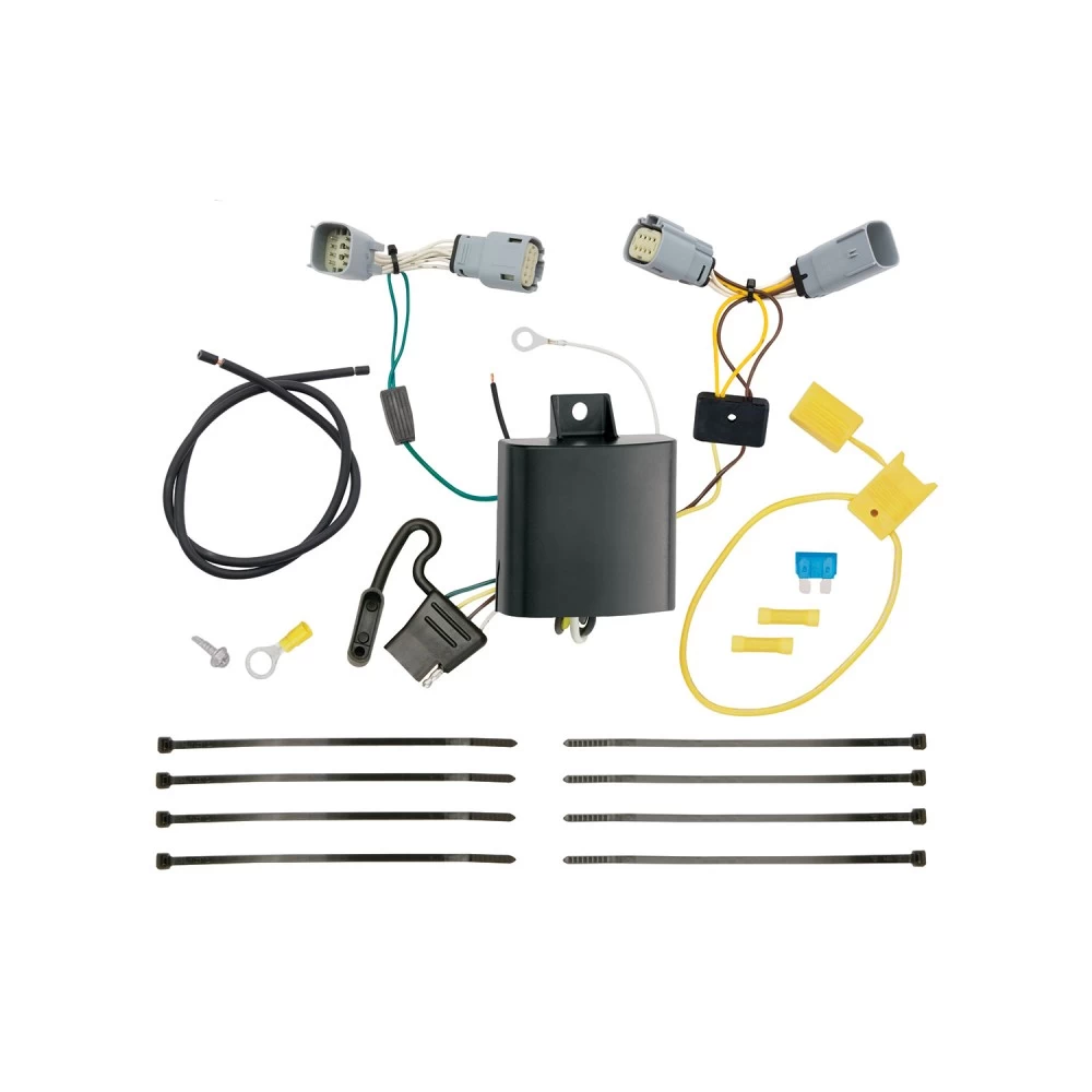 Trailer Tow Hitch For 15-23 Chrysler 300 Class 2 Ultimate Package w/ Wiring Draw Bar Kit Interchange 2" 1-7/8" Ball Lock and Cover