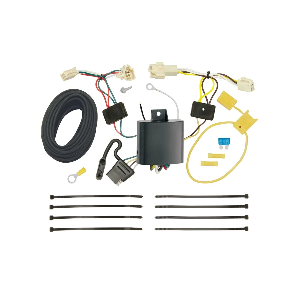 118661 85343 20506 7012A Tekonsha Trailer Hitch 7 Way RV Wiring Kit 15-22 Toyota Yaris Hatchback Plug Prong Pin Brake Control Ready 15 16 17 18 19 20 21 22 2015 2016 2017 2018 2019 2020 2021 2022 Trailer Hitch 7 Way RV Wiring Kit For 15-22 Toyota Yaris Hatchback Plug Prong Pin Brake Control Ready