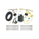 Trailer Wiring and Bracket For 15-22 Toyota Yaris Hatchback 4-Flat Harness Plug Play