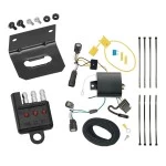 Trailer Wiring and Bracket w/ Light Tester For 15-18 Ford Edge SE SEL Plug & Play 4-Flat Harness