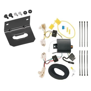 Trailer Wiring and Bracket For 15-19 Subaru Legacy 4-Flat Harness Plug Play