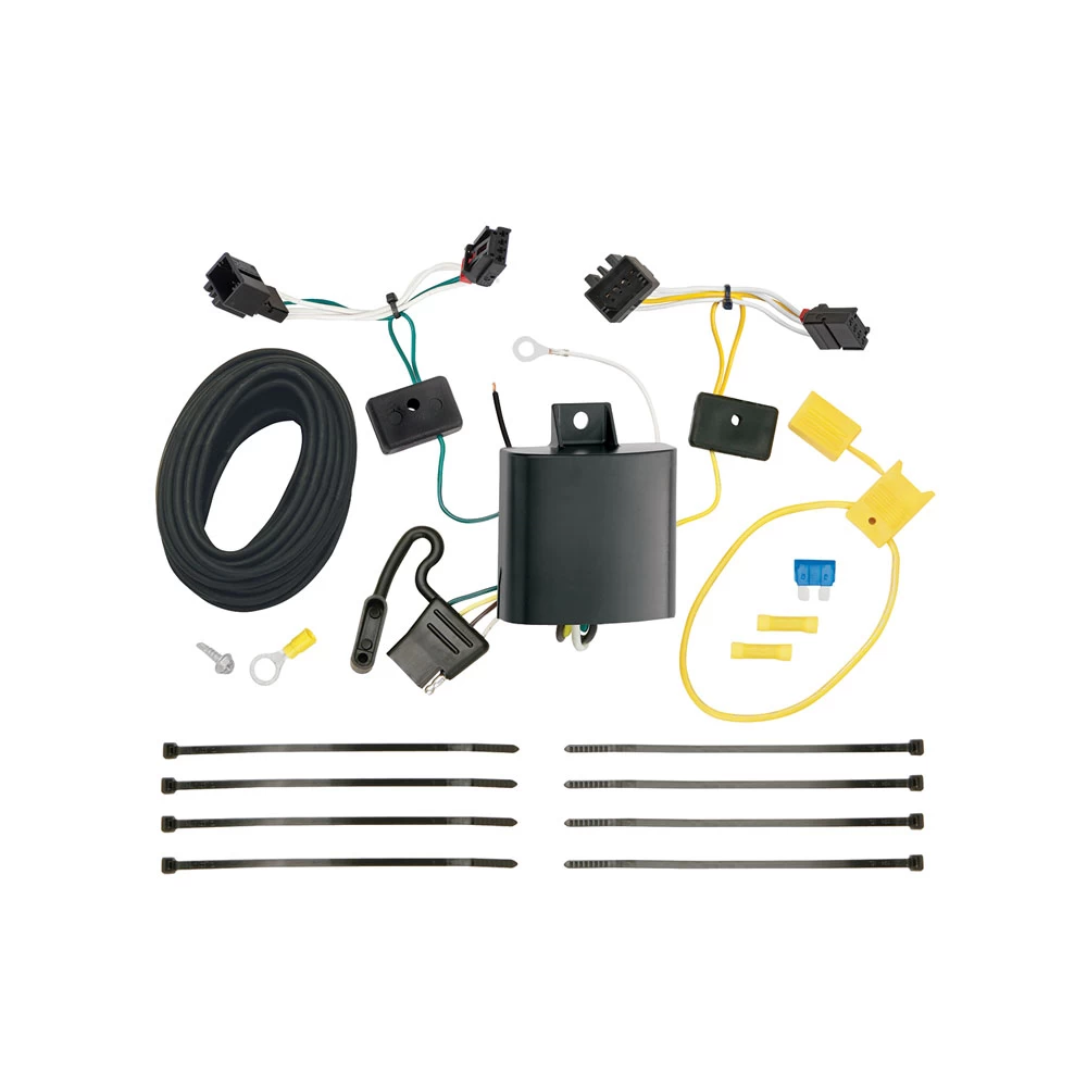 Trailer Tow Hitch For 12-17 Volkswagen Tiguan Complete Package w/ Wiring and 2" Ball