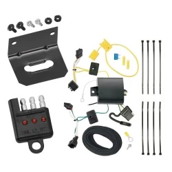 Trailer Wiring and Bracket w/ Light Tester For 12-17 VW Tiguan 2018 Limited Plug & Play 4-Flat Harness