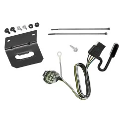 Trailer Wiring and Bracket For 14-21 Land Rover Range Rover Sport 4-Flat Harness Plug Play