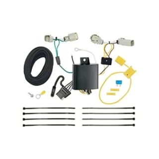 Trailer Wiring and Bracket w/ Light Tester For 16-18 Lincoln MKX Plug & Play 4-Flat Harness