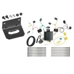 Trailer Wiring and Bracket For 16-21 Honda Civic Sedan 4-Flat Harness Plug Play