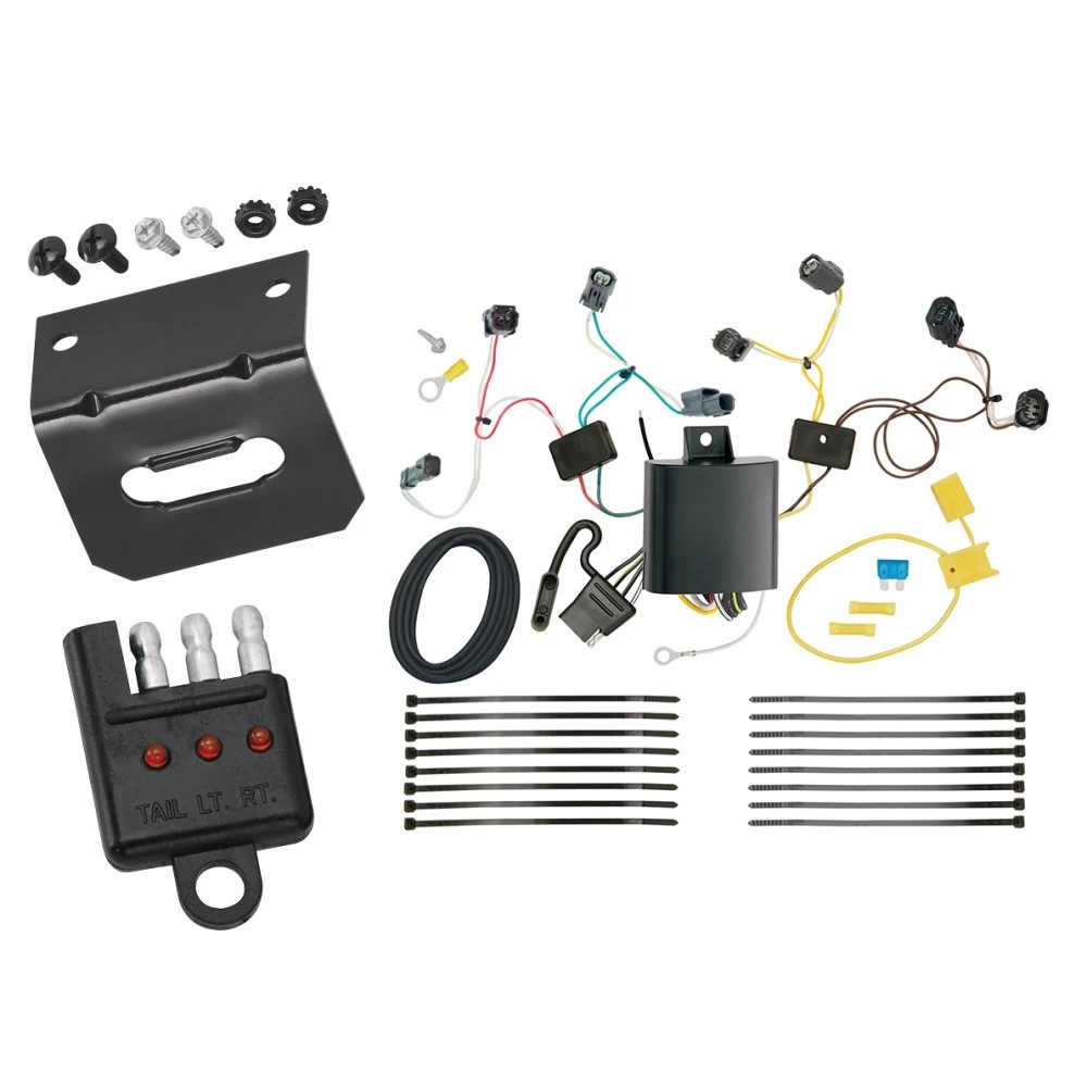 Plug and Play T-One Wiring Harness Connector 4-Flat Mounting Bracket4-Flat Car End Tester w/ LED Display 118686 118144 20114 Tekonsha Trailer Wiring and Bracket Light Tester 16-21 Honda Civic Sedan Plug Play 4-Flat Harness 16 17 18 19 20 21 2016 2017 201 Trailer Wiring and Bracket w/ Light Tester For 16-21 Honda Civic Sedan Plug & Play 4-Flat Harness