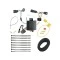 Trailer Hitch 7 Way RV Wiring Kit For 16-18 Chevy Camaro Plug Prong Pin Brake Control Ready 