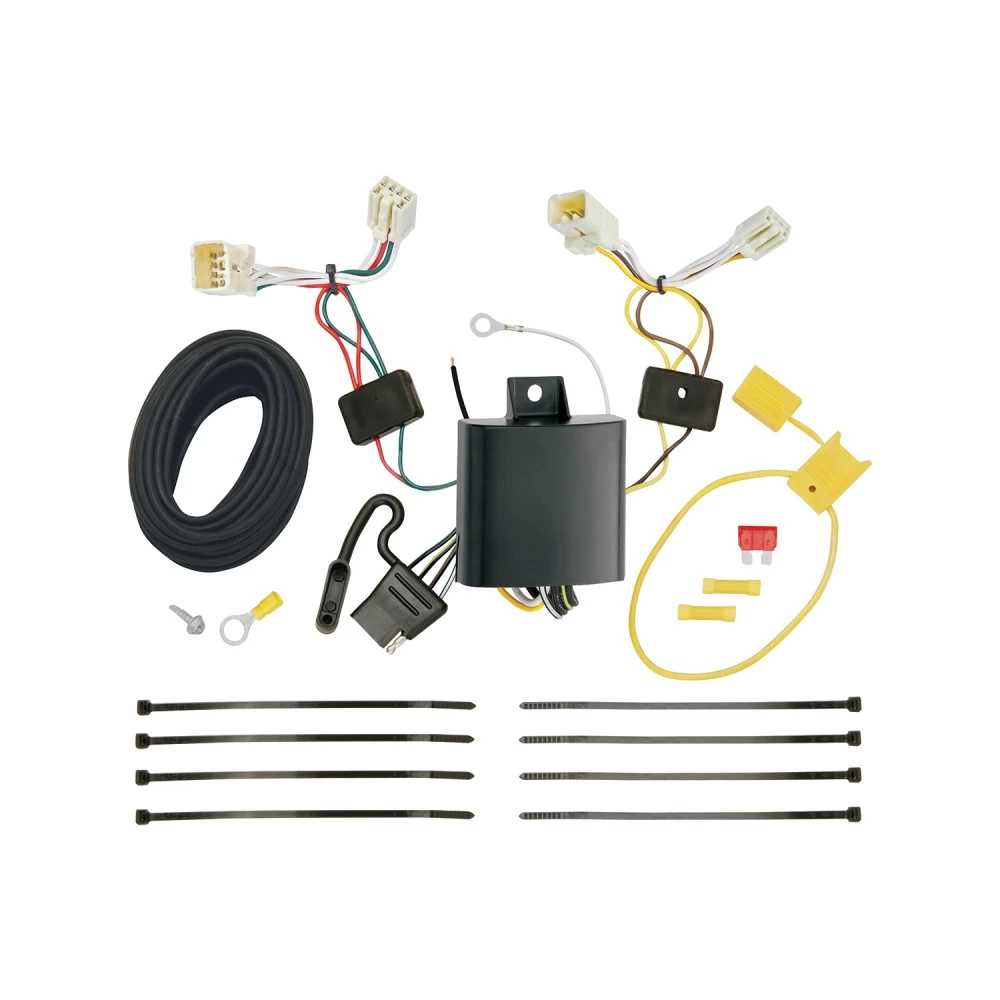 Trailer Tow Hitch For 17-20 Hyundai Elantra 4 Dr. Except Limited and Sport Complete Package w/ Wiring Draw Bar and 2" Ball