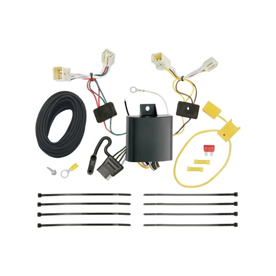 Trailer Wiring and Bracket For 13-20 Hyundai Elantra GT 17-20 Sedan Except Limited 4-Flat Harness Plug Play