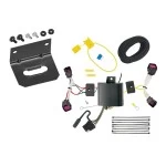 Trailer Wiring and Bracket For 16-22 Chevy Spark 4-Flat Harness Plug Play