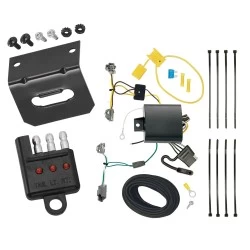 Trailer Wiring and Bracket w/ Light Tester For 17-19 Chevy Cruze Sedan 2016 All Models 4-Flat Harness Plug Play