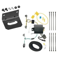 Trailer Wiring and Bracket For 17-19 Chevy Cruze Sedan 2016 All Models 4-Flat Harness Plug Play