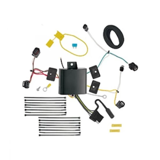 Trailer Wiring and Bracket and Light Tester For 15-20 Acura TLX 4-Flat Harness Plug Play