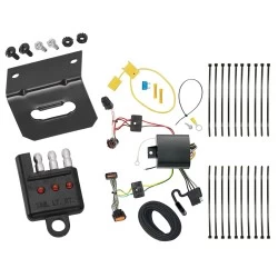 Trailer Wiring and Bracket w/ Light Tester For 17-22 KIA Sportage Plug & Play 4-Flat Harness