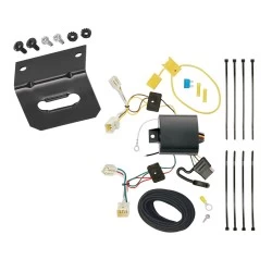 Trailer Wiring and Bracket For 17-21 Hyundai Elantra 4 Dr. Limited Models 4-Flat Harness Plug Play