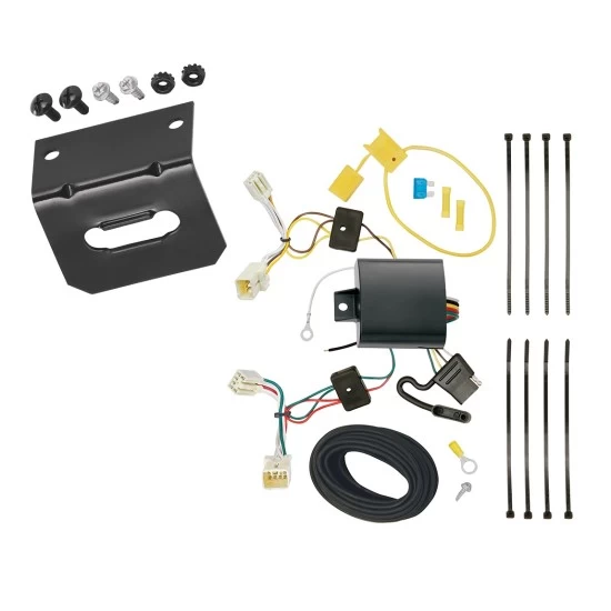 Trailer Wiring and Bracket For 17-21 Hyundai Elantra 4 Dr. Limited Models 4-Flat Harness Plug Play