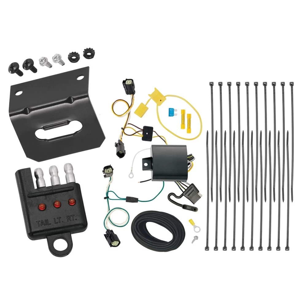 Plug and Play T-One Wiring Harness Connector 4-Flat Mounting Bracket4-Flat Car End Tester w/ LED Display 118712 118144 20114 Tekonsha Trailer Wiring and Bracket Light Tester 17-20 Chrysler Pacifica Limited Touring L Plus Plug Play 4-Flat Harness 17 18 19 Trailer Wiring and Bracket w/ Light Tester For 17-20 Chrysler Pacifica Limited Touring L Plus Plug & Play 4-Flat Harness