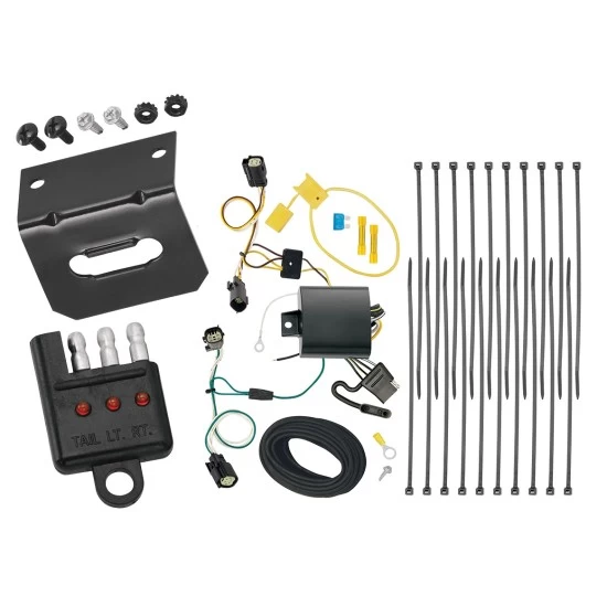 Plug and Play T-One Wiring Harness Connector 4-Flat Mounting Bracket4-Flat Car End Tester w/ LED Display 118712 118144 20114 Tekonsha Trailer Wiring and Bracket Light Tester 17-20 Chrysler Pacifica Limited Touring L Plus Plug Play 4-Flat Harness 17 18 19 Trailer Wiring and Bracket w/ Light Tester For 17-20 Chrysler Pacifica Limited Touring L Plus Plug & Play 4-Flat Harness