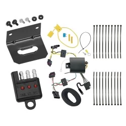 Trailer Wiring and Bracket w/ Light Tester For 16-22 BMW 320i 2016 328d 328i 330e 330i 340i xDrive Plug & Play 4-Flat Harness